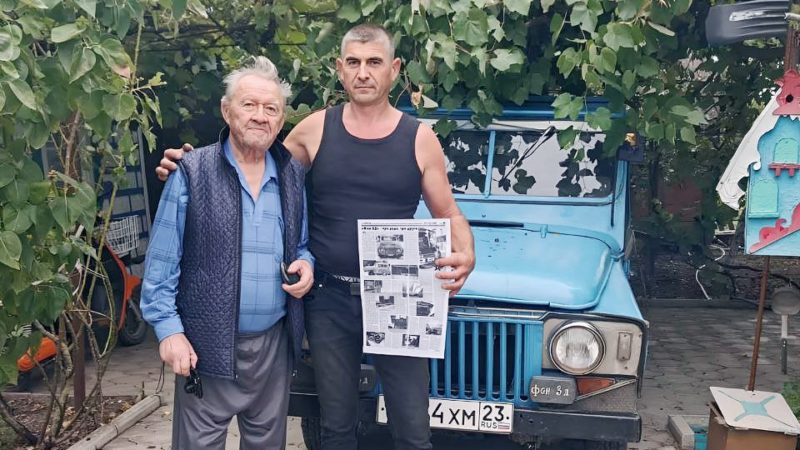 Туда, где в 1943 году воевал его отец, отправил сын свой автомобиль
