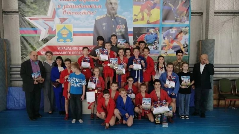 В Калининской прошёл турнир по самбо имени Сергея Бойко