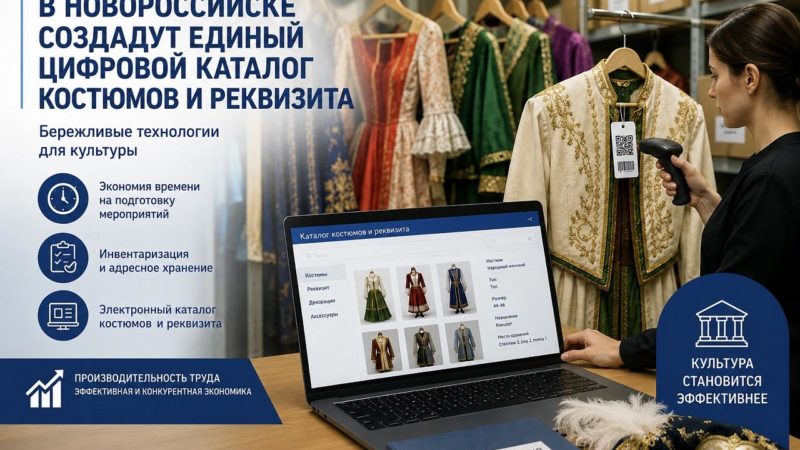 В учреждении культуры Новороссийска создадут единый цифровой каталог костюмов и реквизита